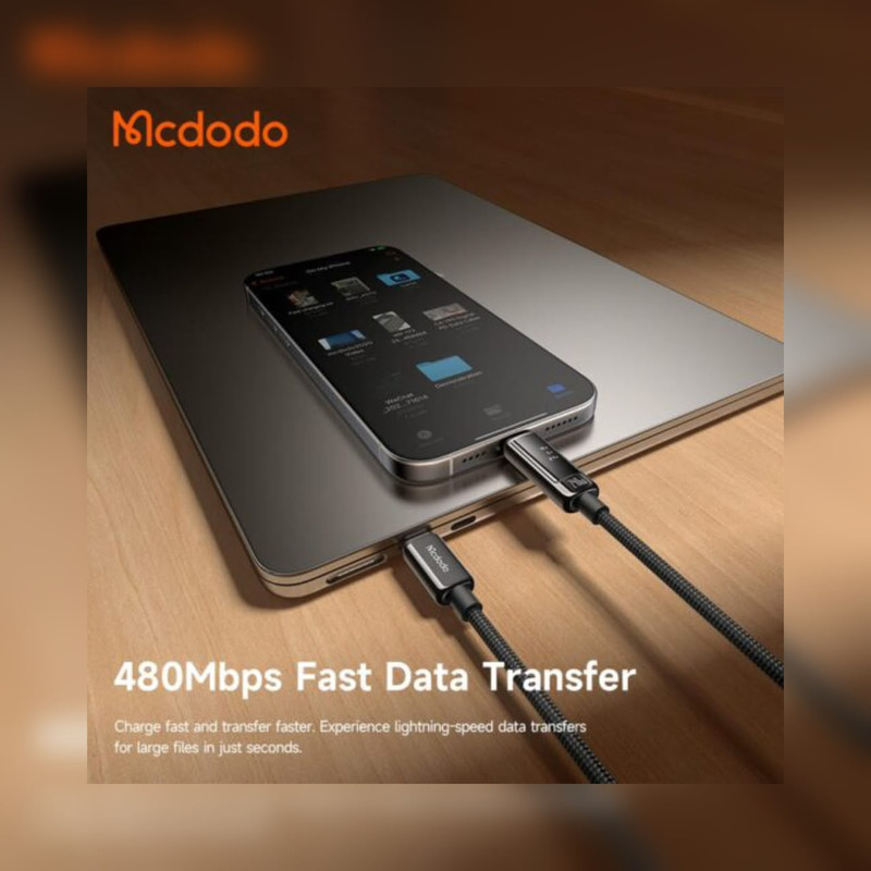 کابل USB-C مک دودو مدل CA-8900 240W طول 1.2 متر