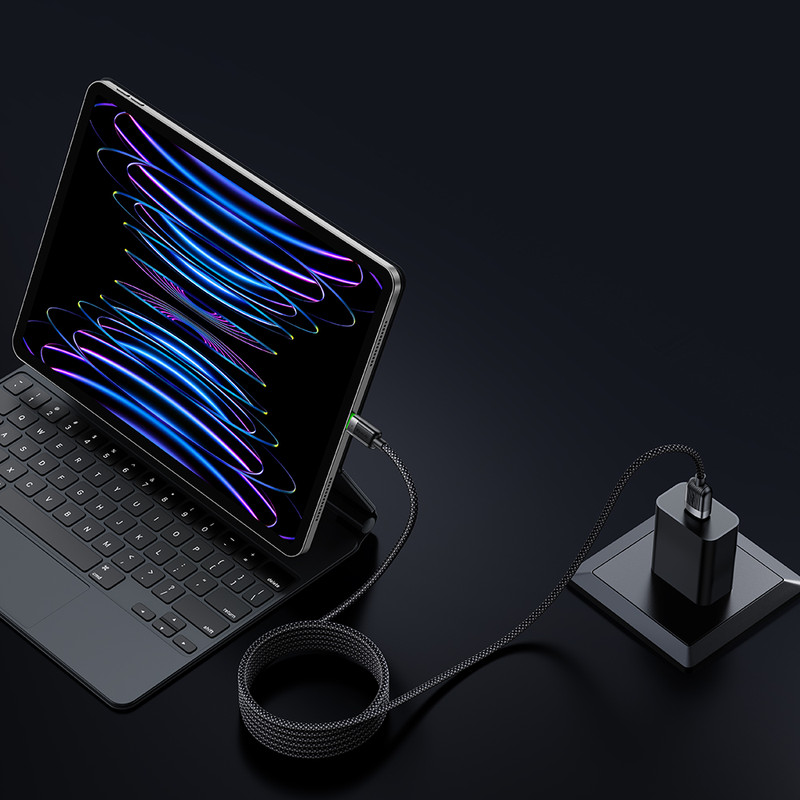 کابل تبدیل USB به لایتنینگ مک دودو مدل CA-600 Magnetic Self-Winding طول 1.2 متر