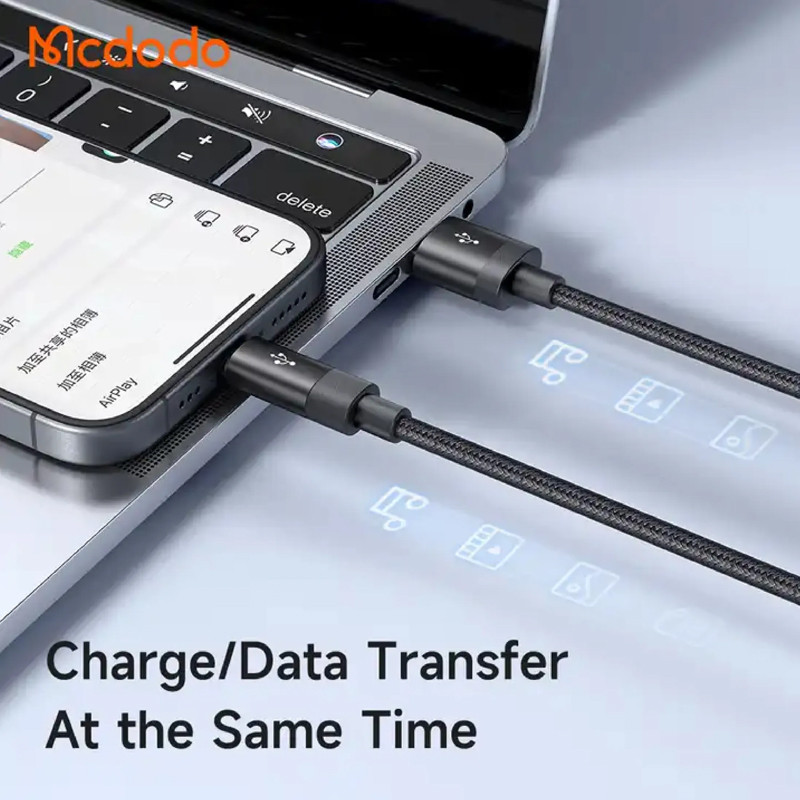 کابل تبدیل USB به MicoUSB/ USB-C / لایتنینگ مک دودو مدل CA-579 طول 1.2 متر