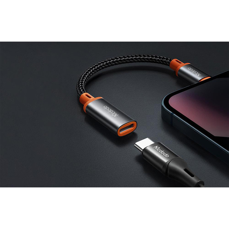 کابل تبدیل USB-C به لایتنینگ مک دودو مدل CA1440 طول 0.11 متر