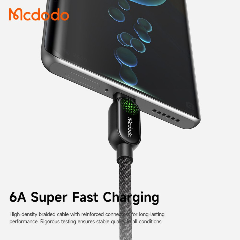 کابل تبدیل USB به USB-C مک دودو مدل CA-452 طول 1.2 متر