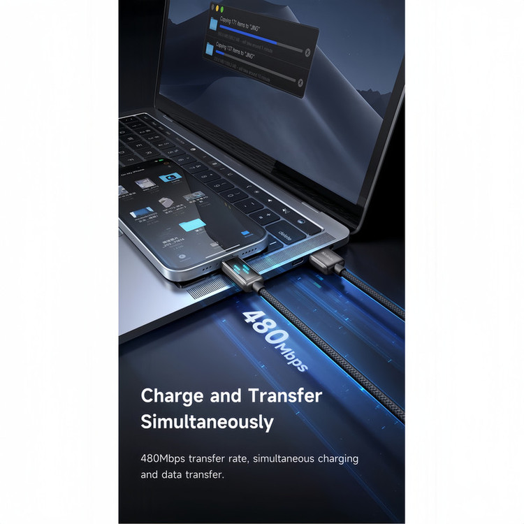 کابل تبدیل USB به لایتنینگ مک دودو مدل CA-5250 طول 1.2 متر