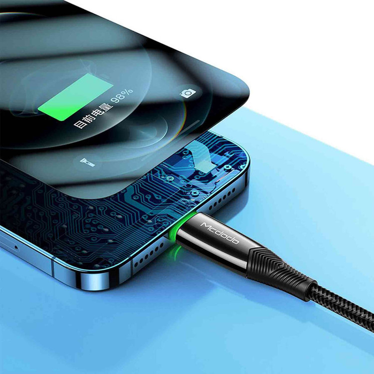 کابل تبدیل USB-C به لایتنینگ مک دودو مدل CA-8560 طول 1.2 متر