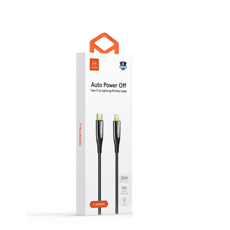 کابل تبدیل USB-C به لایتنینگ مک دودو مدل CA-8563 طول 1.8 متر