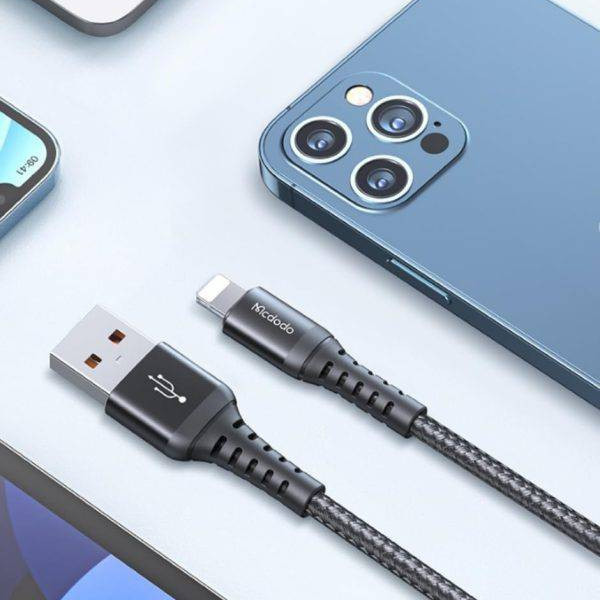 کابل تبدیل USB به لایتنینگ مدل CA-2260 طول 0.2 متر