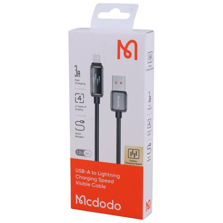 کابل تبدیل USB به لایتنینگ مک دودو مدل CA-525 طول 1.2 متر