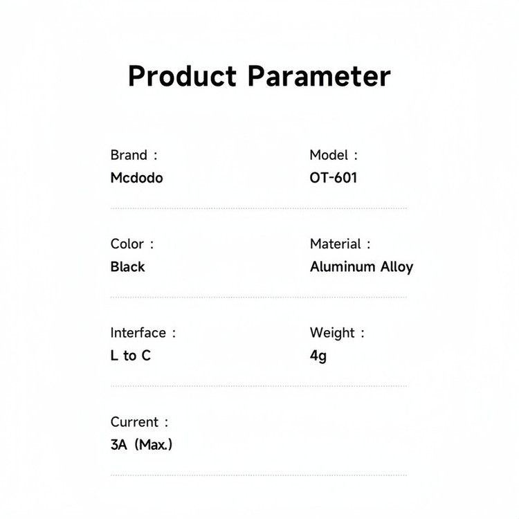 مبدل لایتنینگ به USB-C مک دودو مدل OT-6010