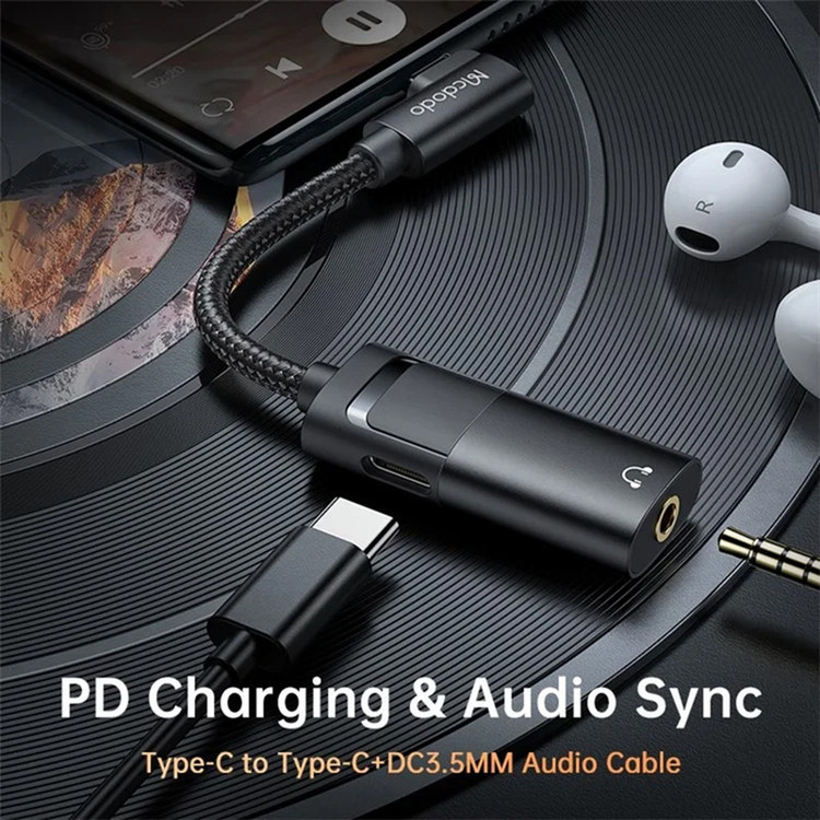 مبدل USB-C به جک 3.5 میلیمتری / USB-C مک دودو مدل CA-1880