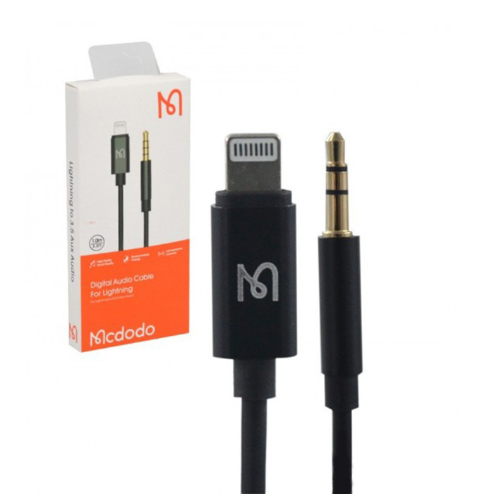 کابل تبدیل لایتنینگ به AUX مک دودو مدل mc1 طول 1 متر