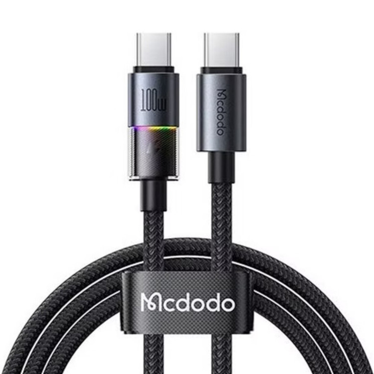 کابل USB-C مک دودو مدل 7colorful lights طول ۱.۲ متر