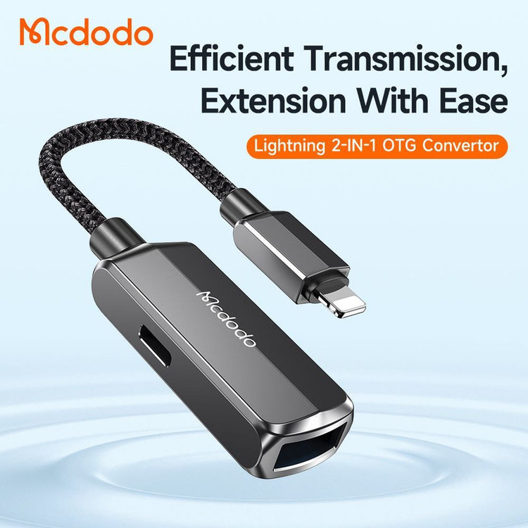 مبدل لایتنینگ به USB /USB-C مک دودو مدل CA-2690