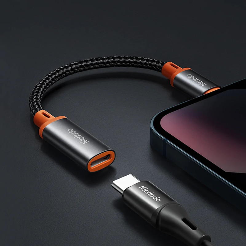 مبدل usb-C به لایتنینگ مک دودو مدل CA-1440