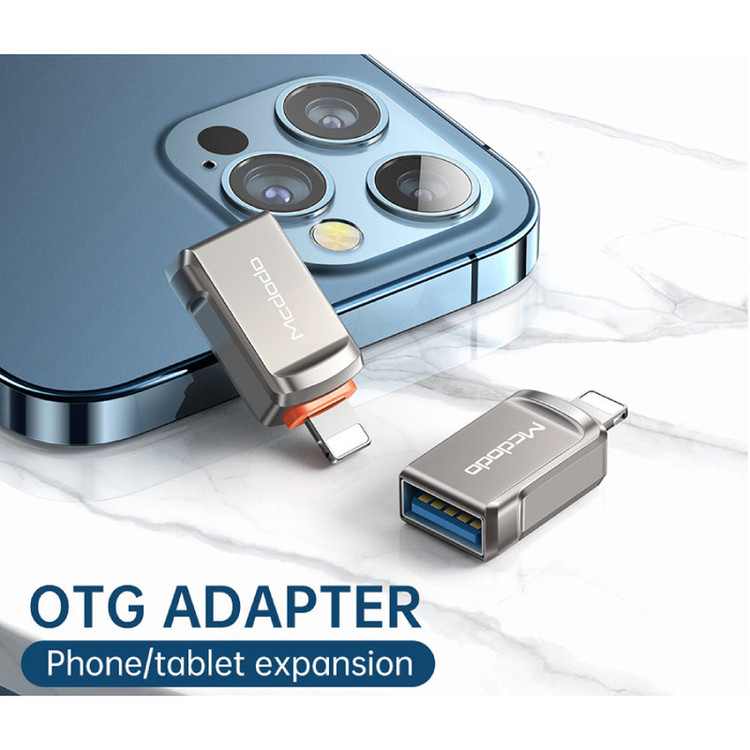مبدل USB3.0 به لایتنینگ مکدودو مدل OT086