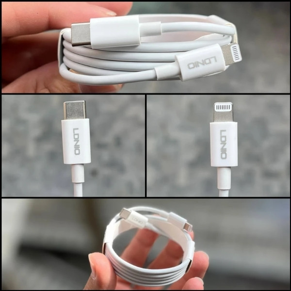 کابل تبدیل USB-C به لایتنینگ الدینو مدل Iphone 13 طول یک متر