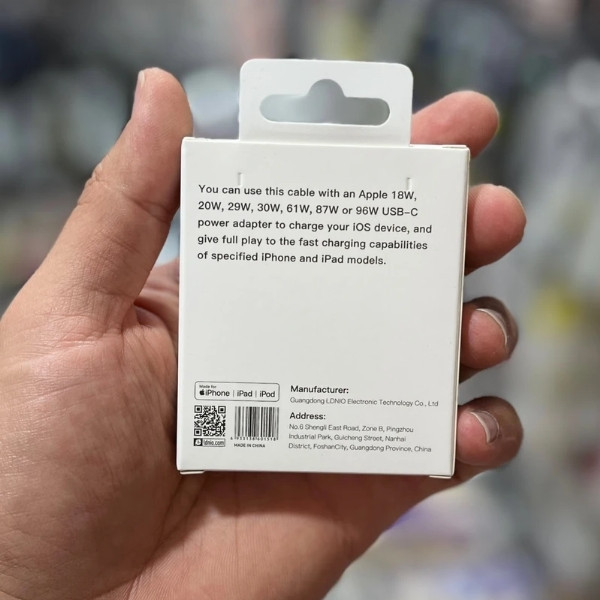 کابل تبدیل USB-C به لایتنینگ الدینو مدل Iphone 13 طول یک متر