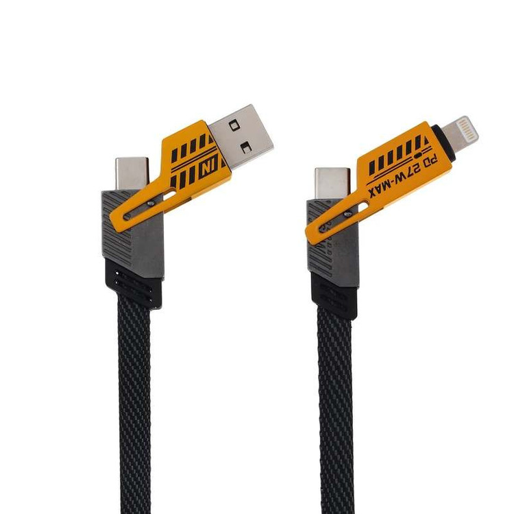 کابل تبدیل USB-C / USB به USB-C / لایتنینگ مدل L-207 طول 1.05 متر