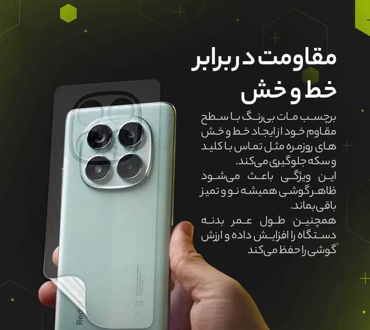 محافظ پشت گوشی نانو هیدروژل مولتی نانو D`HARDمدل X-F1B مناسب برای گوشی موبایل ناتینگ Phone 2a